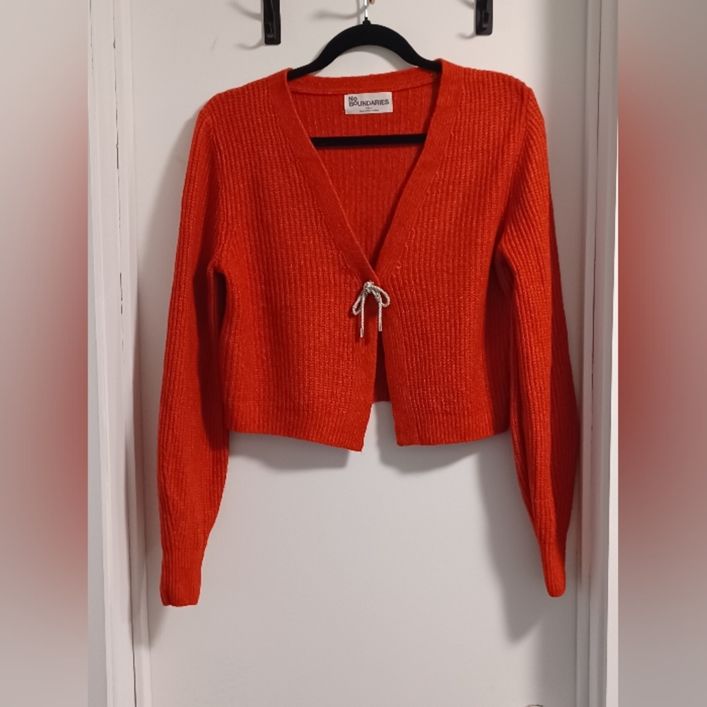 No Boundaries - Women's Sweater - Vibrant Orange